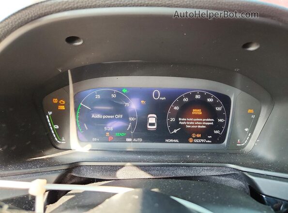 1HGCY2F59PA008950 2023 HONDA ACCORD Красный Вид щитка приборов