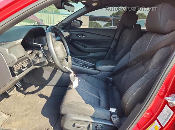 1HGCY2F59PA008950 2023 HONDA ACCORD Красный Вид салона спереди