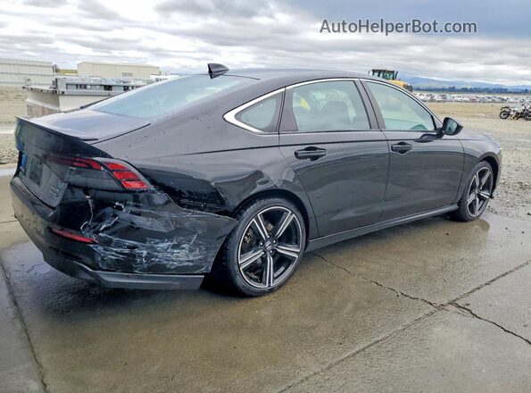 1HGCY2F59PA026235 2023 HONDA ACCORD Black Tył prawy