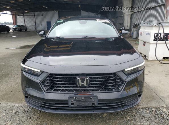 1HGCY2F59PA026235 2023 HONDA ACCORD Black Widok naklejki z numerem VIN