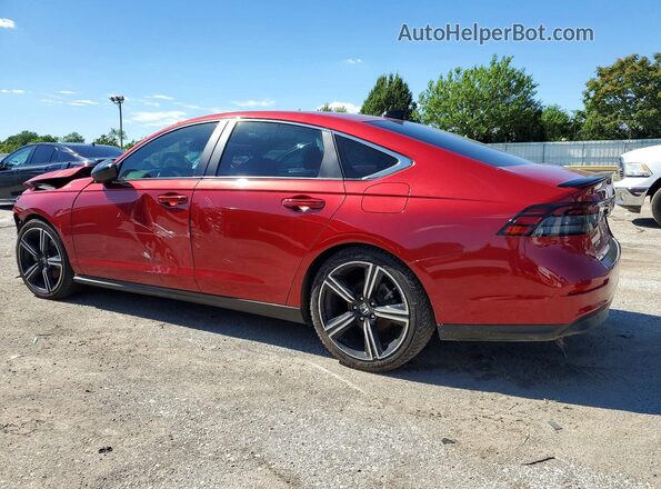 1HGCY2F59PA049837 2023 HONDA ACCORD Red Հետևի ձախ
