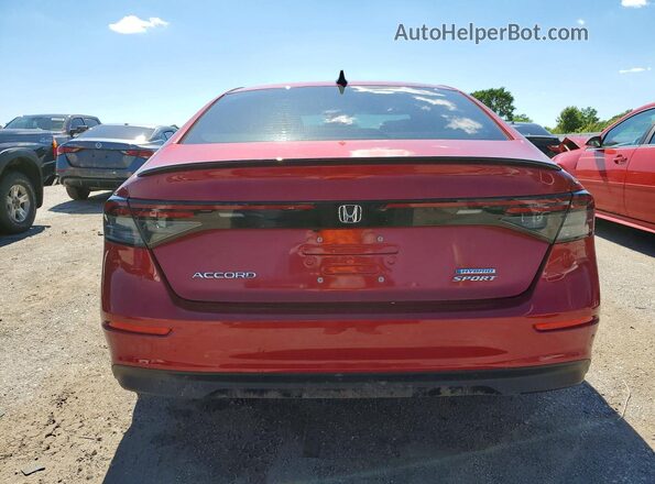 1HGCY2F59PA049837 2023 HONDA ACCORD Red Հետևի տեսք