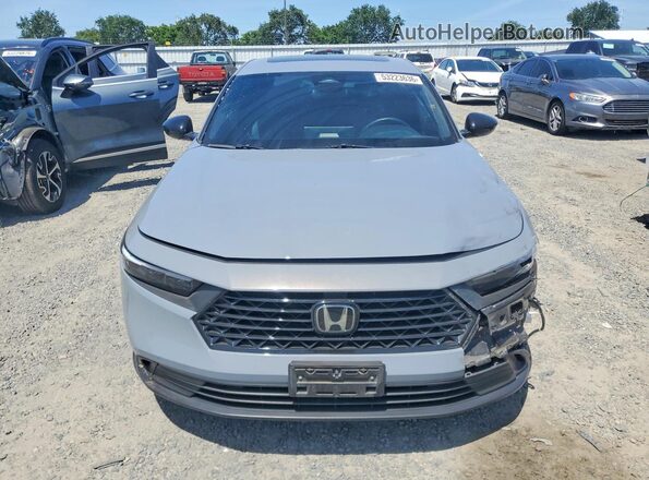 1HGCY2F59PA054116 2023 HONDA ACCORD Gray Widok z przodu
