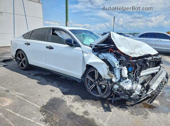 1HGCY2F59RA010927 2024 HONDA ACCORD White Передня права чверть