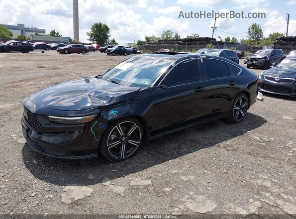 1HGCY2F59RA013651 2024 HONDA ACCORD Black Передня ліва чверть