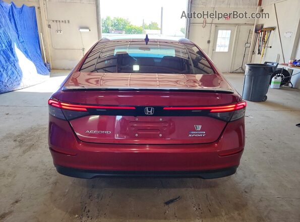 1HGCY2F59RA034256 2024 HONDA ACCORD Maroon Вид ззаду