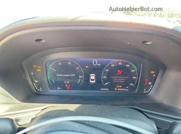 1HGCY2F59RA078824 2024 HONDA ACCORD White Instrument cluster view