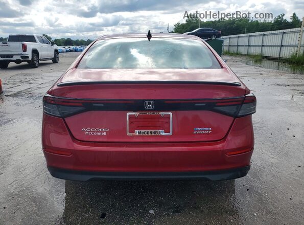 1HGCY2F59RA081643 2024 HONDA ACCORD Red Rear view
