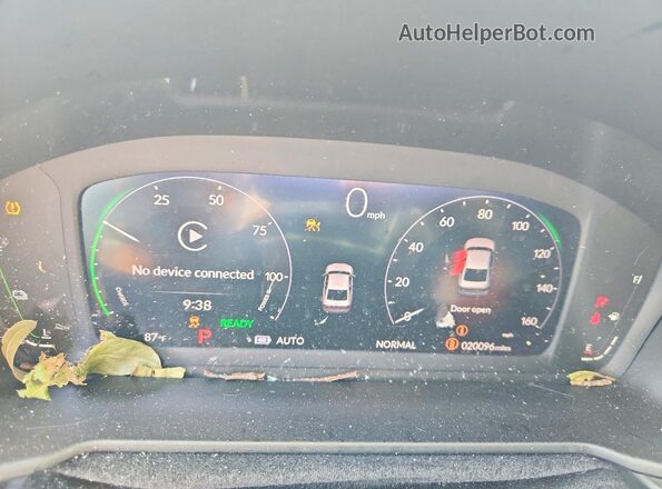 1HGCY2F59SA075024 2025 HONDA ACCORD Silver Вид щитка приладів