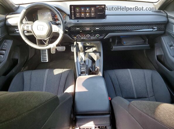 1HGCY2F59SA077016 2025 HONDA ACCORD Gray Widok deski rozdzielczej