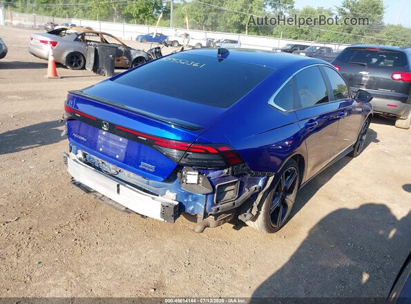 1HGCY2F5XPA068400 2023 HONDA ACCORD Blue Հետևի աջ