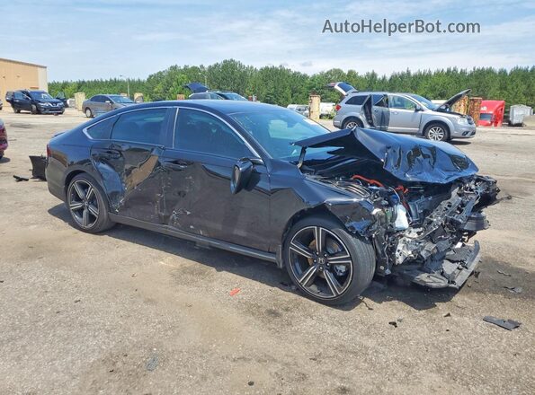 1HGCY2F5XSA027502 2025 HONDA ACCORD Черный Передняя правая четверть