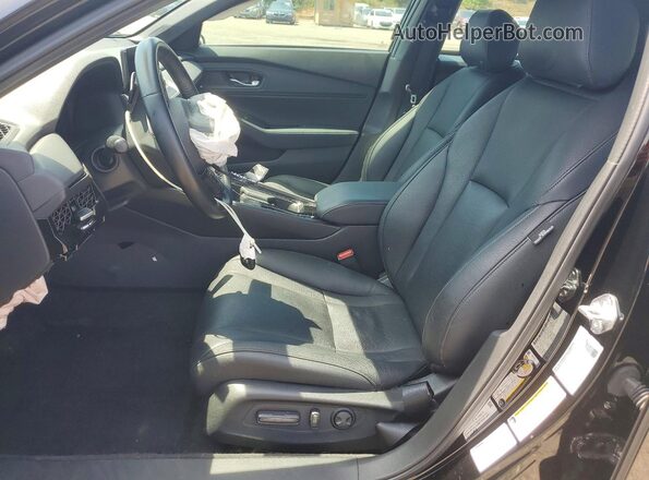 1HGCY2F5XSA027502 2025 HONDA ACCORD Черный Вид салона спереди