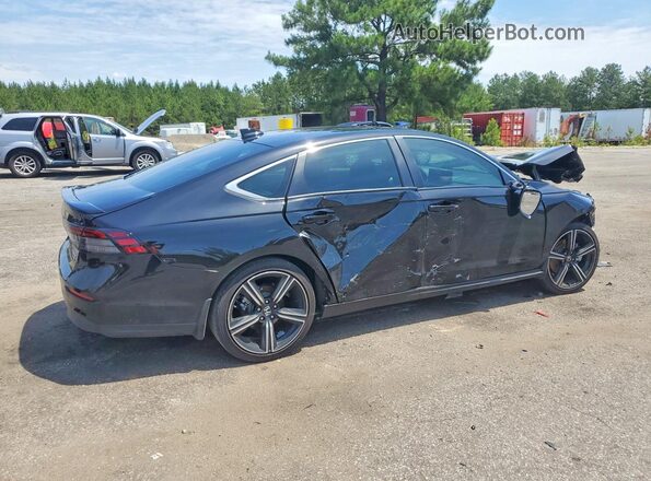 1HGCY2F5XSA027502 2025 HONDA ACCORD Черный Задняя правая четверть