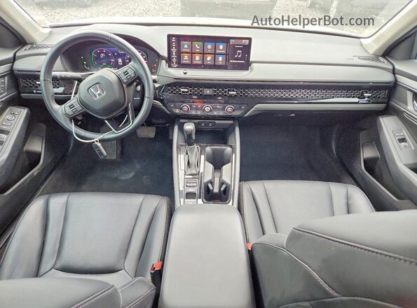 1HGCY2F60PA066664 2023 HONDA ACCORD Black Dashboard view