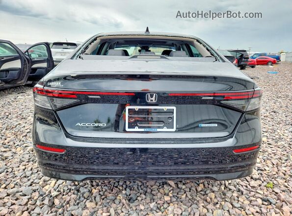 1HGCY2F60PA066664 2023 HONDA ACCORD Black Rear view