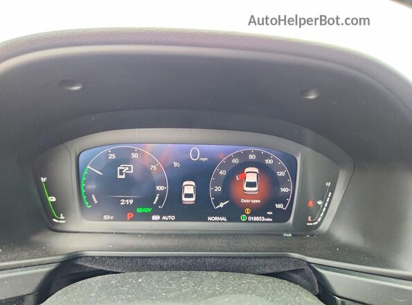 1HGCY2F60PA066664 2023 HONDA ACCORD Black Instrument cluster view