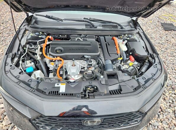 1HGCY2F60PA066664 2023 HONDA ACCORD Black Rear interior view