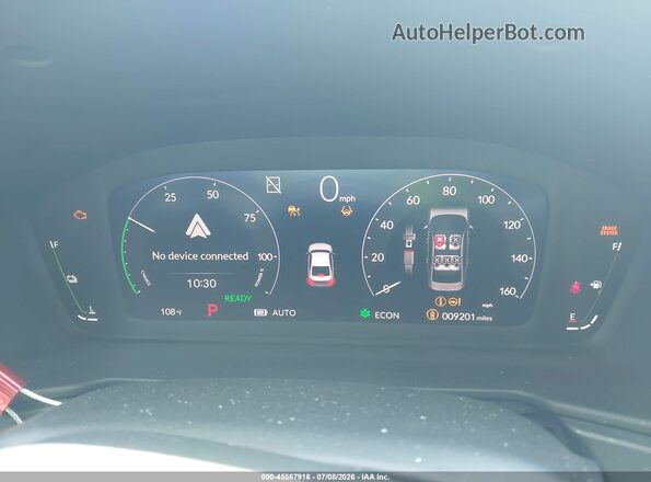 1HGCY2F60SA010099 2025 HONDA ACCORD White უკანა სავარძლების ხედი
