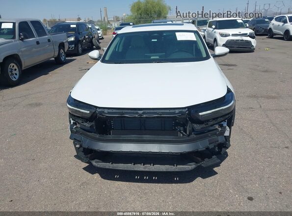 1HGCY2F60SA010099 2025 HONDA ACCORD White უკანა სალონის ხედი