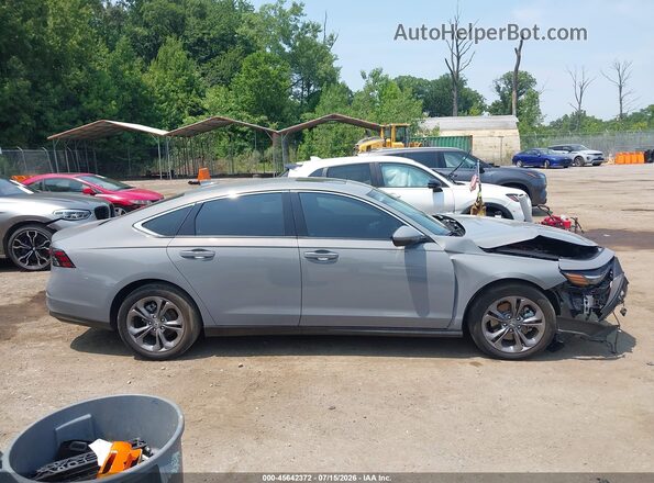 1HGCY2F60SA059853 2025 HONDA ACCORD Gray Вид щитка приладів