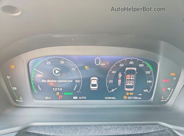 1HGCY2F61SA033357 2025 HONDA ACCORD Gray Widok zestawu wskaźników