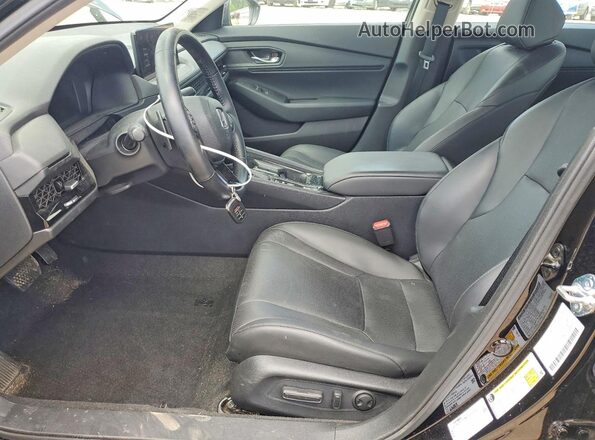 1HGCY2F61SA035951 2025 HONDA ACCORD Black Widok wnętrza z przodu
