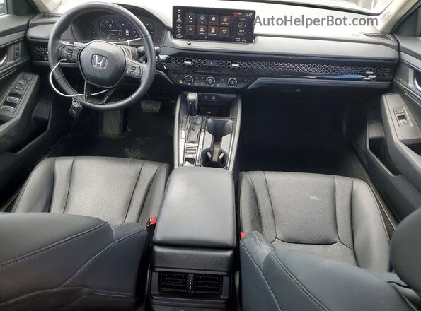 1HGCY2F61SA035951 2025 HONDA ACCORD Black Widok deski rozdzielczej