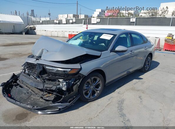 1HGCY2F61SA071557 2025 HONDA ACCORD Gray Առջևի ձախ երեք քառորդ տեսարան