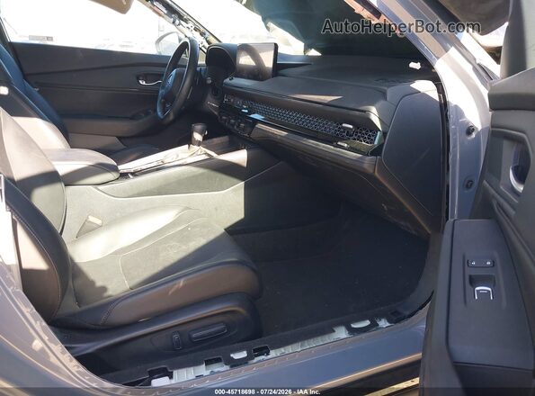 1HGCY2F62PA029437 2023 HONDA ACCORD Gray წინა სალონის ხედი