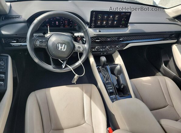 1HGCY2F62RA016240 2024 HONDA ACCORD White Вид панелі приладів