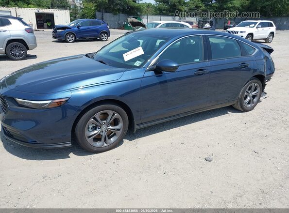 1HGCY2F62RA037086 2024 HONDA ACCORD Dark Blue Vista tres cuartos delantera izquierda