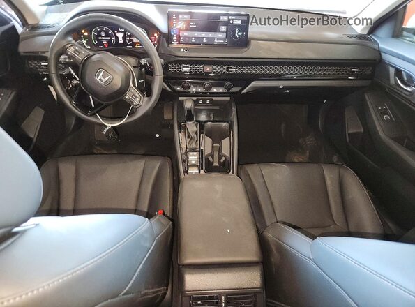 1HGCY2F62SA072345 2025 HONDA ACCORD White Вид панелі приладів