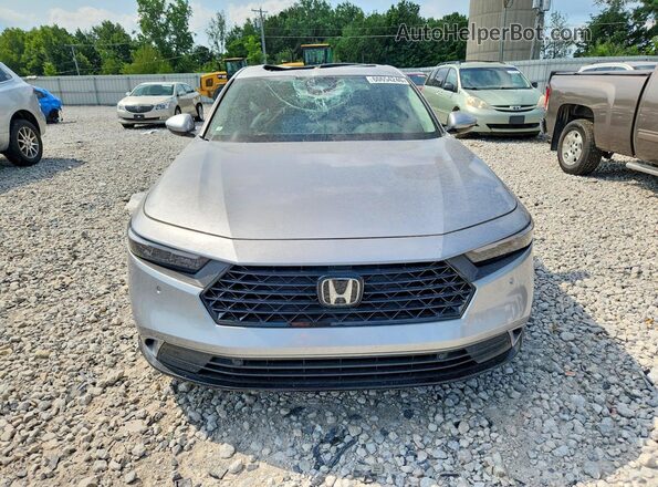 1HGCY2F63PA069929 2023 HONDA ACCORD Silver Widok z przodu