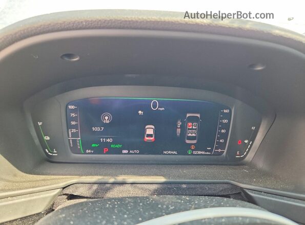 1HGCY2F63PA069929 2023 HONDA ACCORD Silver Widok zestawu wskaźników