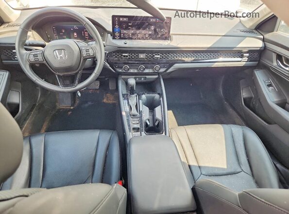 1HGCY2F63PA069929 2023 HONDA ACCORD Silver Widok deski rozdzielczej