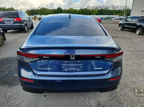 1HGCY2F65PA047995 2023 HONDA ACCORD Blue Widok z tyłu