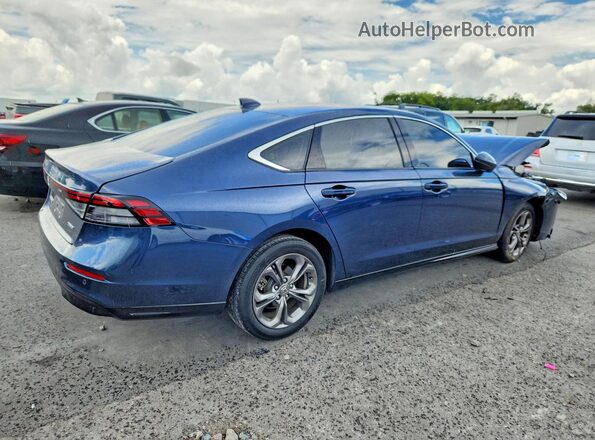 1HGCY2F65PA047995 2023 HONDA ACCORD Blue Tył prawy