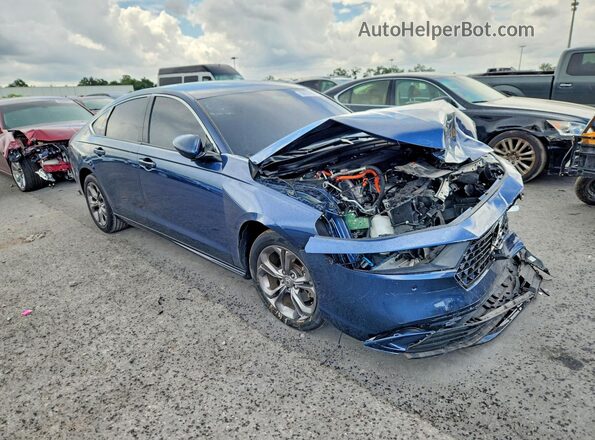 1HGCY2F65PA047995 2023 HONDA ACCORD Blue Przód prawy