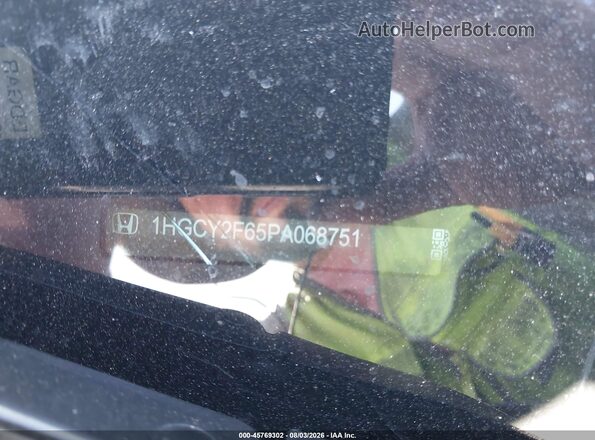 1HGCY2F65PA068751 2023 HONDA ACCORD Синий Вид подкапотного пространства