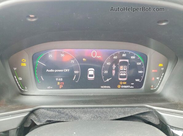 1HGCY2F65SA060741 2025 HONDA ACCORD Blue Instrument cluster view