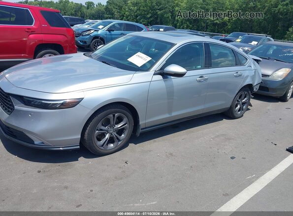 1HGCY2F66RA013020 2024 HONDA ACCORD Silver წინა მარცხენა ხედი სამი მეოთხედიდან