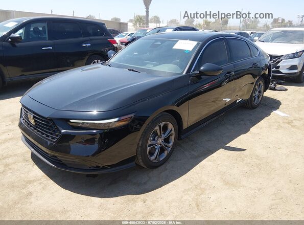 1HGCY2F67RA052263 2024 HONDA ACCORD Black Vista tres cuartos delantera izquierda