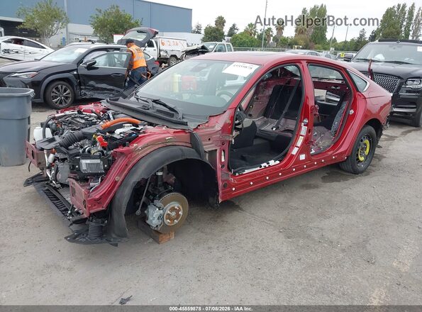 1HGCY2F67SA001707 2025 HONDA ACCORD Red წინა მარცხენა ხედი სამი მეოთხედიდან