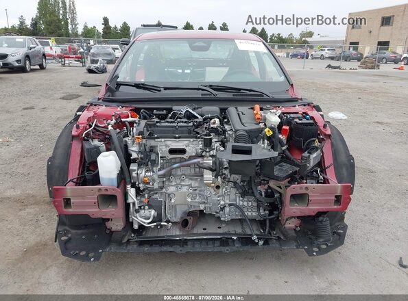 1HGCY2F67SA001707 2025 HONDA ACCORD Red წინა პანელის ხედი