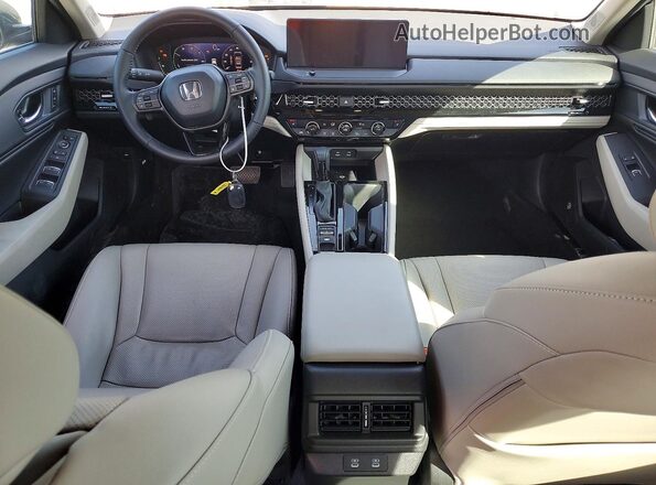 1HGCY2F67SA064905 2025 HONDA ACCORD Gray Dashboard view