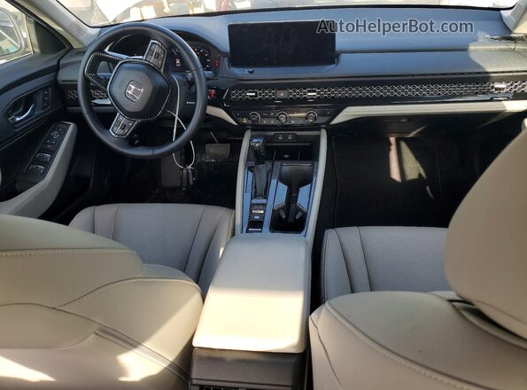 1HGCY2F68SA015454 2025 HONDA ACCORD Gray Widok deski rozdzielczej