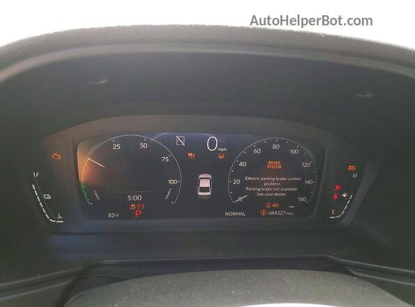1HGCY2F69PA013767 2023 HONDA ACCORD Gray ხელსაწყოთა პანელის ხედი