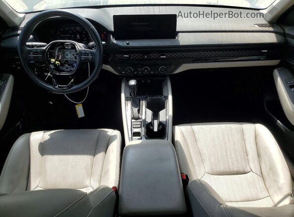 1HGCY2F69PA013767 2023 HONDA ACCORD Gray წინა პანელის ხედი
