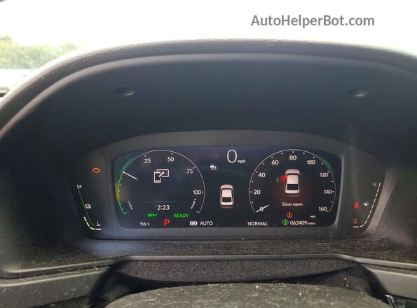 1HGCY2F69RA040924 2024 HONDA ACCORD Blue Вид щитка приладів